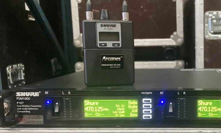 Système ear-monitor Shure PSM1000 et P10R+ — Arcanes SLC